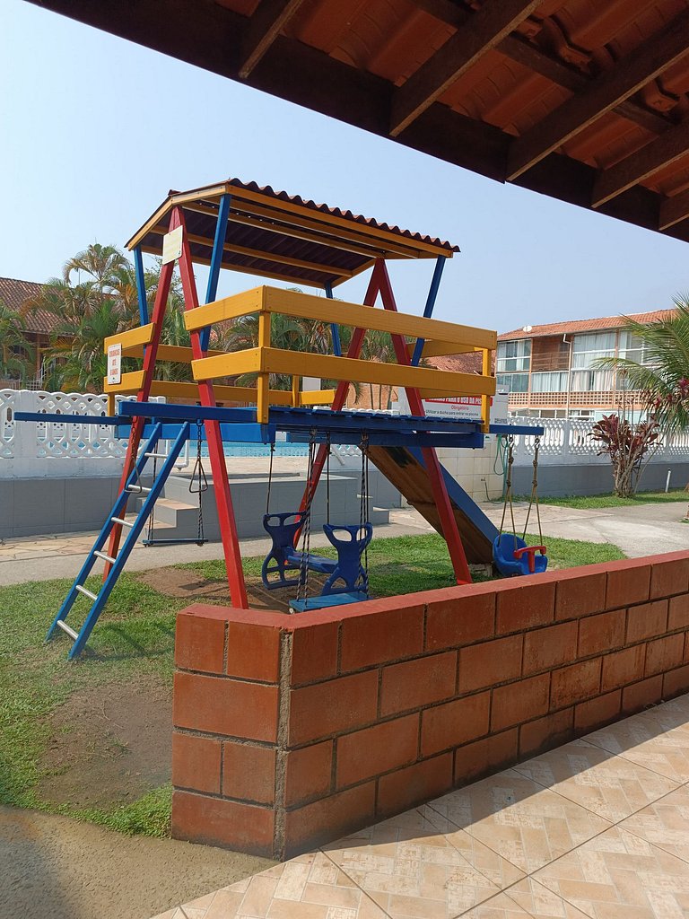 Ap p/ família grande, 3 quartos, piscina, conforto, 5min da