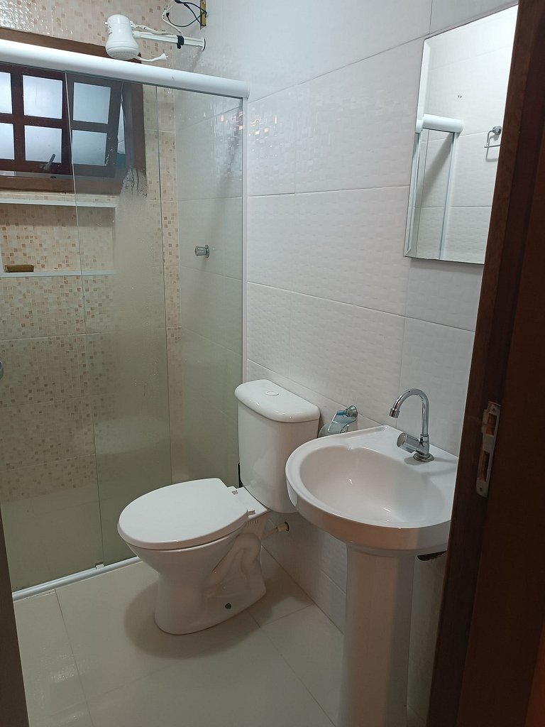 loft p/ casal ou família, piscina, 5 min da praia