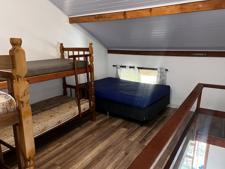 chalé confortável, cond. reservado - 5min da praia