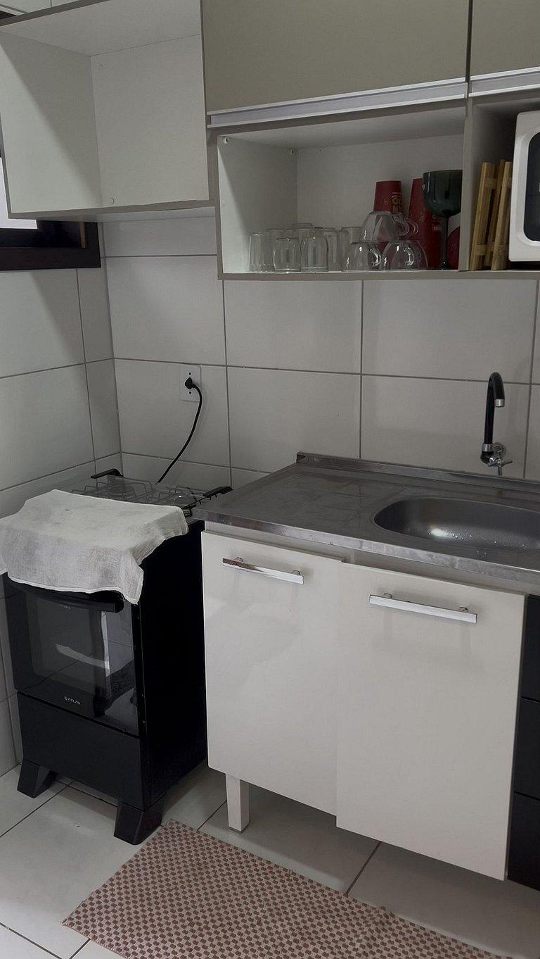 Ap p/ família grande, 3 quartos, piscina, conforto, 5min da