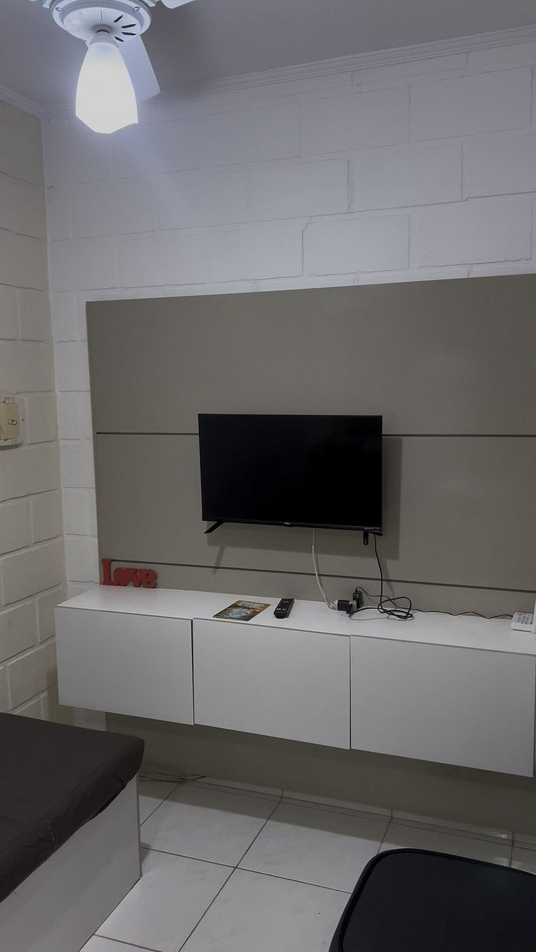 Ap p/ família grande, 3 quartos, piscina, conforto, 5min da