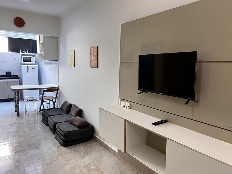 Ideal p/ casal ou família, conforto, piscina e perto da prai