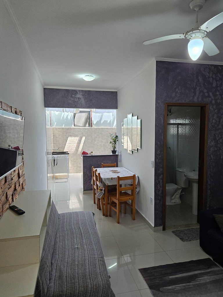 H5 Apartamento perto da praia com piscina